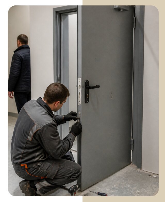 Ремонт противопожарной двери в Кирове-Чепецке по цене 7068 р. | ДвериЛегко-Крв