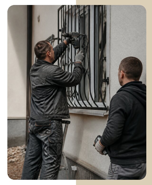 Установка наружных решеток в Кирове-Чепецке от 5328 р. | ДвериЛегко-Крв